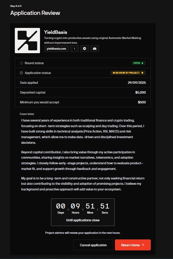 YieldBasis kèo ICO launch đầu tiên trên <a href="/legiondotcc/">LEGION</a> x <a href="/krakenfx/">Kraken</a> . Hiện tại kèo này đang được các kols bên Tây fomo mua khá nhiều, gọi vốn 5M$ nhưng hiện tiền gửi đã vượt 116M$ (23x oversub).

. @YieldBasis là dự án defi tập trung yield trên $BTC, đây dự án tiếp
