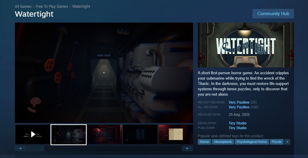 Tiny Studio - WATERTIGHT tweet media