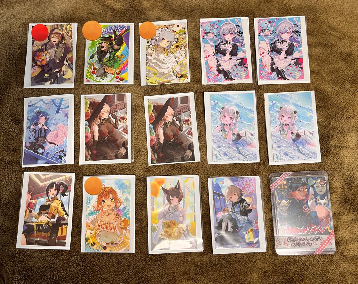 ebina_exSA's tweet photo. 【交換】にじさんじ　ノスタルジアコレクション　2025　カード　グループH　グループI

譲…画像①の方

求…画像②の方(各1)、定価＋送料
優先度は❤️>🧡>無印

条件は下に記載します。 https://t.co/LONobYkouo