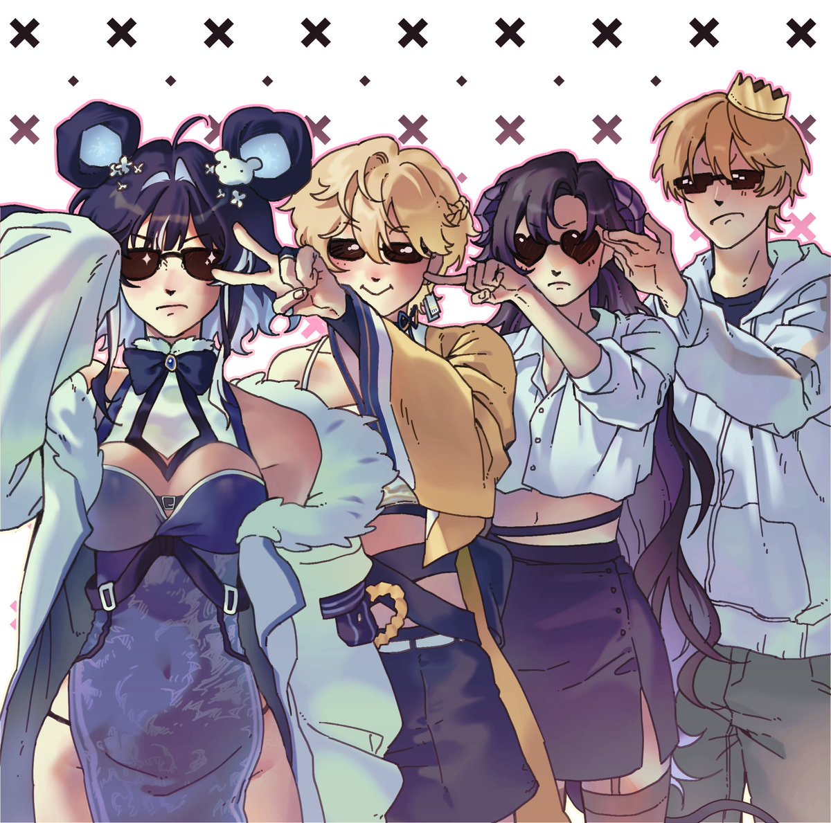 15f_Vtuber's tweet photo. 🃏【명절에 뭐 보지?】

✨️ 치지직 홍보 지원 컨텐츠 ✨️ w. 일오 따리 라움 엘보

📌 일시: 10월 3일 /밤 10시 30분 

10월 3일, 추석 연휴와 이어지는 첫 휴일!
명절엔 뭐니 뭐니 해도 가족끼리 모여 앉아 B급 조폭 코미디 한 편 보며 웃는 게 20년 넘게 이어져 온 스테디셀러라죠!?

브라운관 TV는 이제 그만 내려놓고, 이번 명절은 색다르게 치지직에서 즐겨보는 건 어떨까요?

그래서 준비했습니다! 🎉
치지직판 명절 특집, 마피아 컨셉 4인 카드 게임!

"네가 어떤 마피아를 좋아할지 몰라서 다 준비했어..."

큐티, 쿨, 뷰티 앤 프리티까지 
온갖 개성과 매력으로 똘똘 뭉친 네 부류의 B급 마피아들,
파벌의 명예를 걸고 펼쳐지는 비장한 각오와 사연까지!

오셔서 당신의 마피아를 응원해주세요!