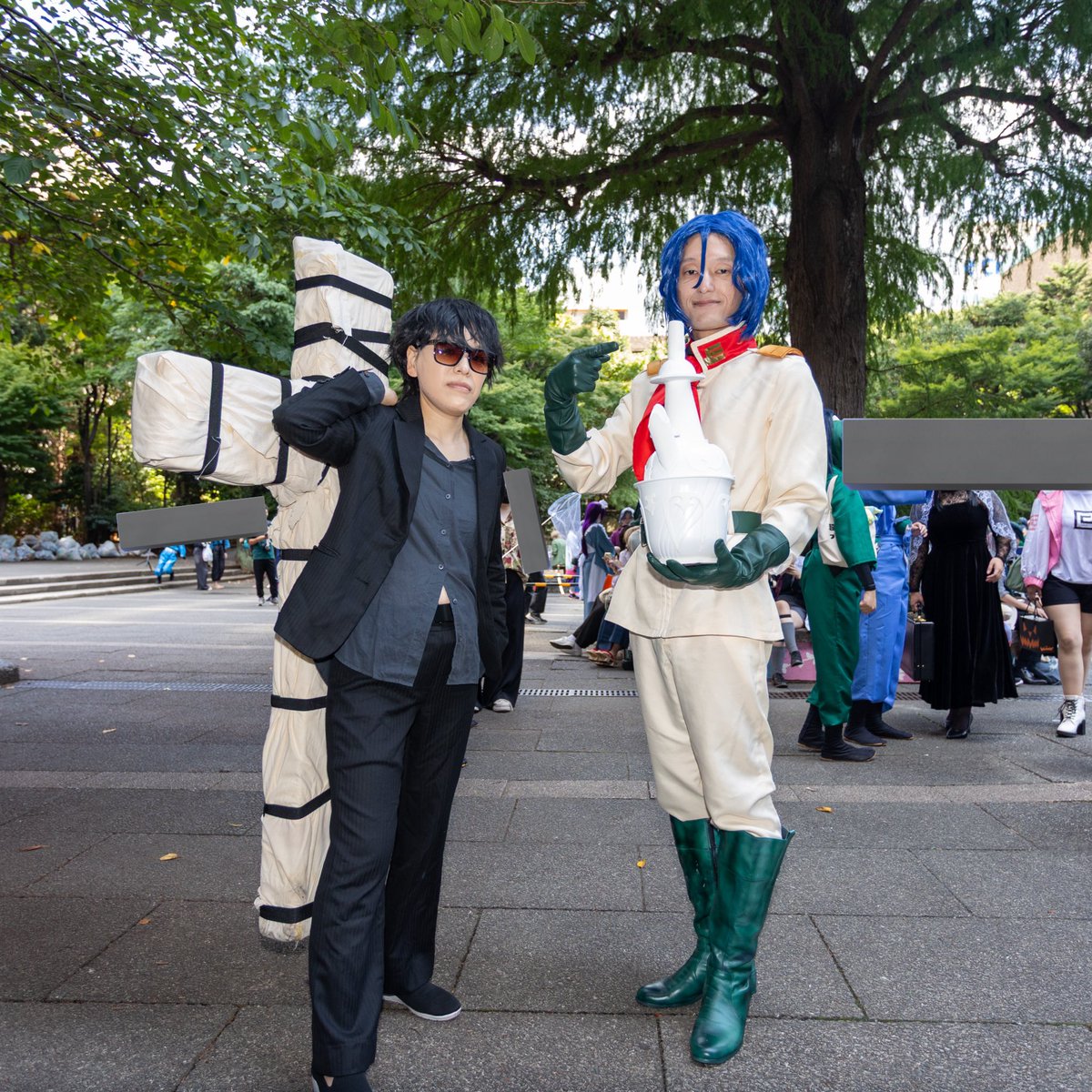 真一松さん（<a href="/sinichimatu0524/">真一松（しんいちまつ）狼女9月27日a10月19日ビックサイト11月8日aコスプレ参加予定🐺✙</a>）のウルフウッドと撮らせて頂きました！！
ゴミ拾い以来でした！！
遊んで頂きありがとうございました😊

📸 Natsurukaさん
#アコスタ池袋