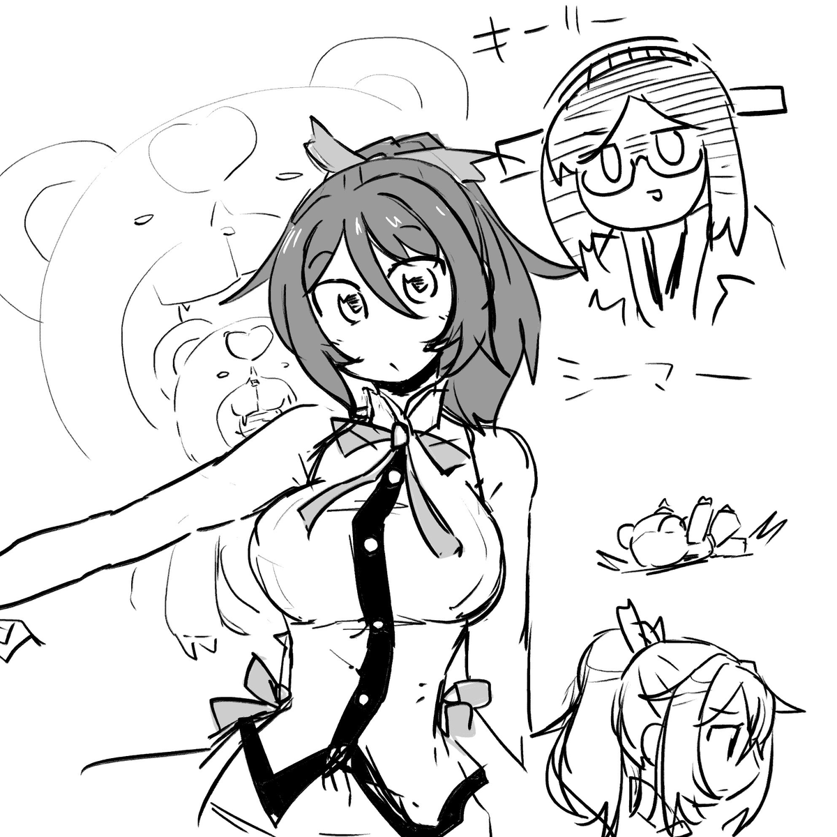 #今月描いた絵を晒そう 
原稿ばっかりであんまりかけてない 