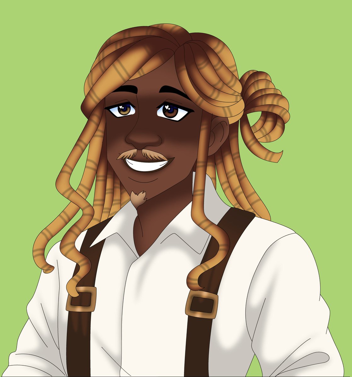 Demiglint's tweet image. Piece I got from @Jennyy_winget definitely can recommend them for a commission :3