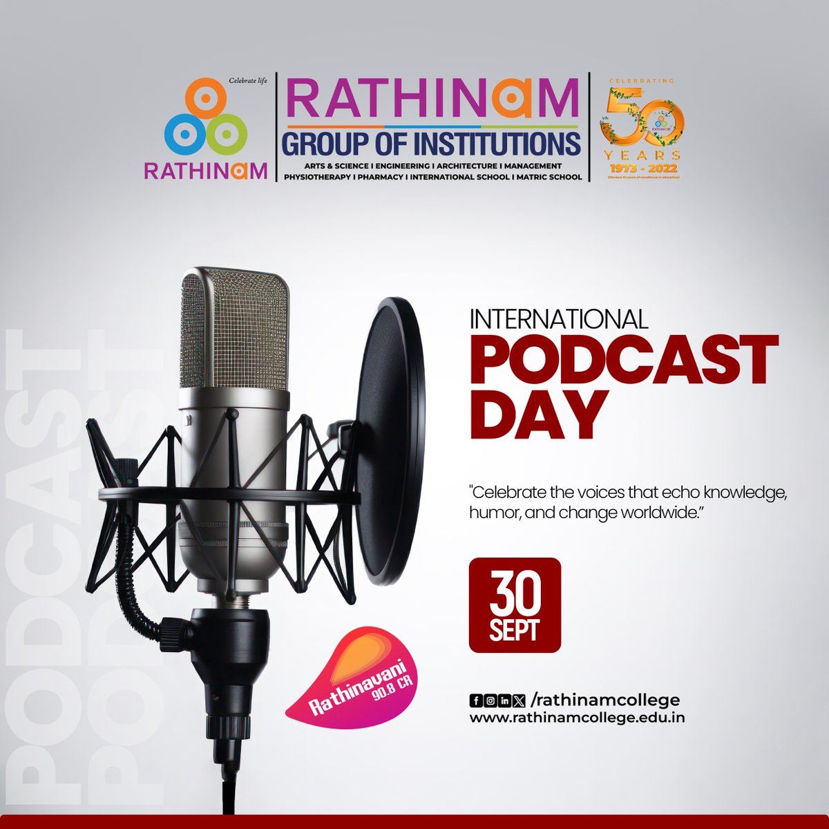 Rathinam Group of Institutions tweet media