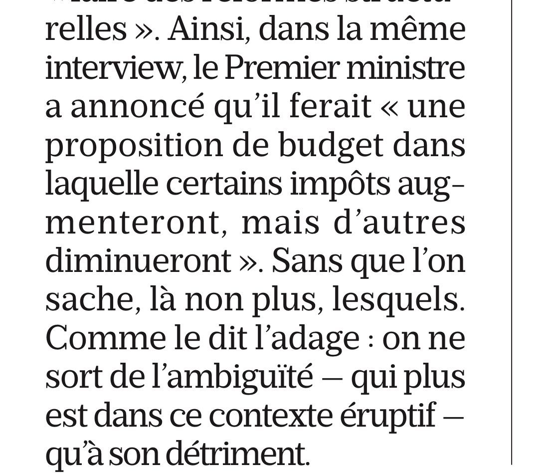 Olivier Dartigolles (@dartigolles) on Twitter photo Lu dans <a href="/le_Parisien/">Le Parisien</a> .
Le Cardinal de Retz voulait chasser Mazarin du pouvoir et empêcher que s’installe un despotisme d’État. Que veut S.Lecornu ? Des ruptures ? Tic…tac…tic…tac… 20 jours déjà depuis sa nomination. Pas de gouvernement, pas d’arbitrages budgétaires. Lu dans <a href="/le_Parisien/">Le Parisien</a> .
Le Cardinal de Retz voulait chasser Mazarin du pouvoir et empêcher que s’installe un despotisme d’État. Que veut S.Lecornu ? Des ruptures ? Tic…tac…tic…tac… 20 jours déjà depuis sa nomination. Pas de gouvernement, pas d’arbitrages budgétaires.