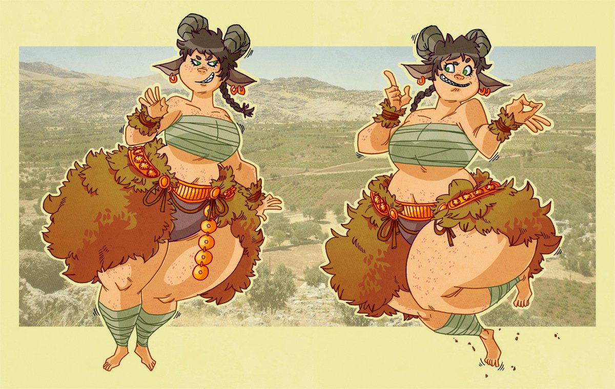 Had the idea for a Hamadryad lady, which is the name for a class of nymph/nature spirit who's life is bound to a specific tree and lives as long as it does, but dies if it dies. Will probably fold her into the same universe as Danny &amp; Samira?

Her name is Aliki (Greek for Alice).