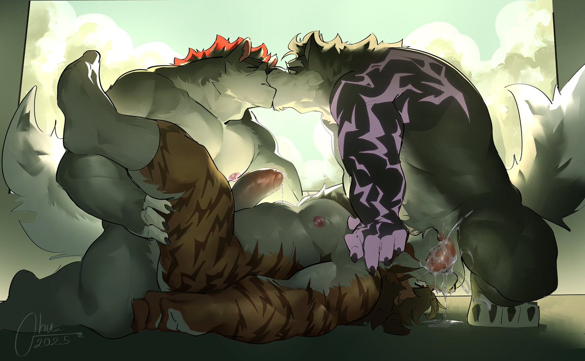 Commission for <a href="/Lore16PittAD/">Caelum</a> <a href="/Alpha_woof7/">Alpha 🐺🍣🍕</a> <a href="/ArkWulfgar/">Ark/Roasche</a>