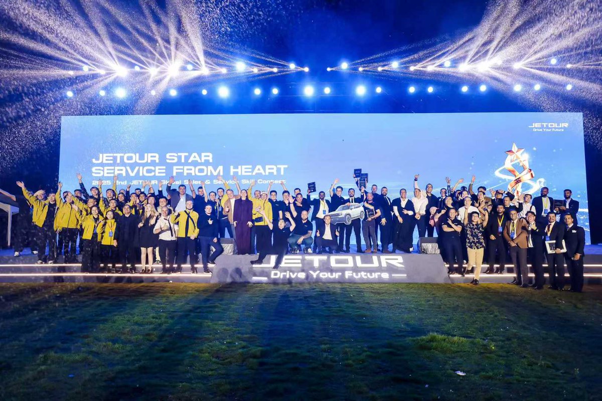 JETOUR_Global's tweet photo. Here are some highlights from the 2025 2nd JETOUR Global Sales & Service Skill Contest!

With fierce competition and inspiring teamwork, every moment stood as a testament to professionalism and passion. Thank you to all participants and partners who made this event possible.

See you at the next contest as we continue to learn, grow, and shine together.