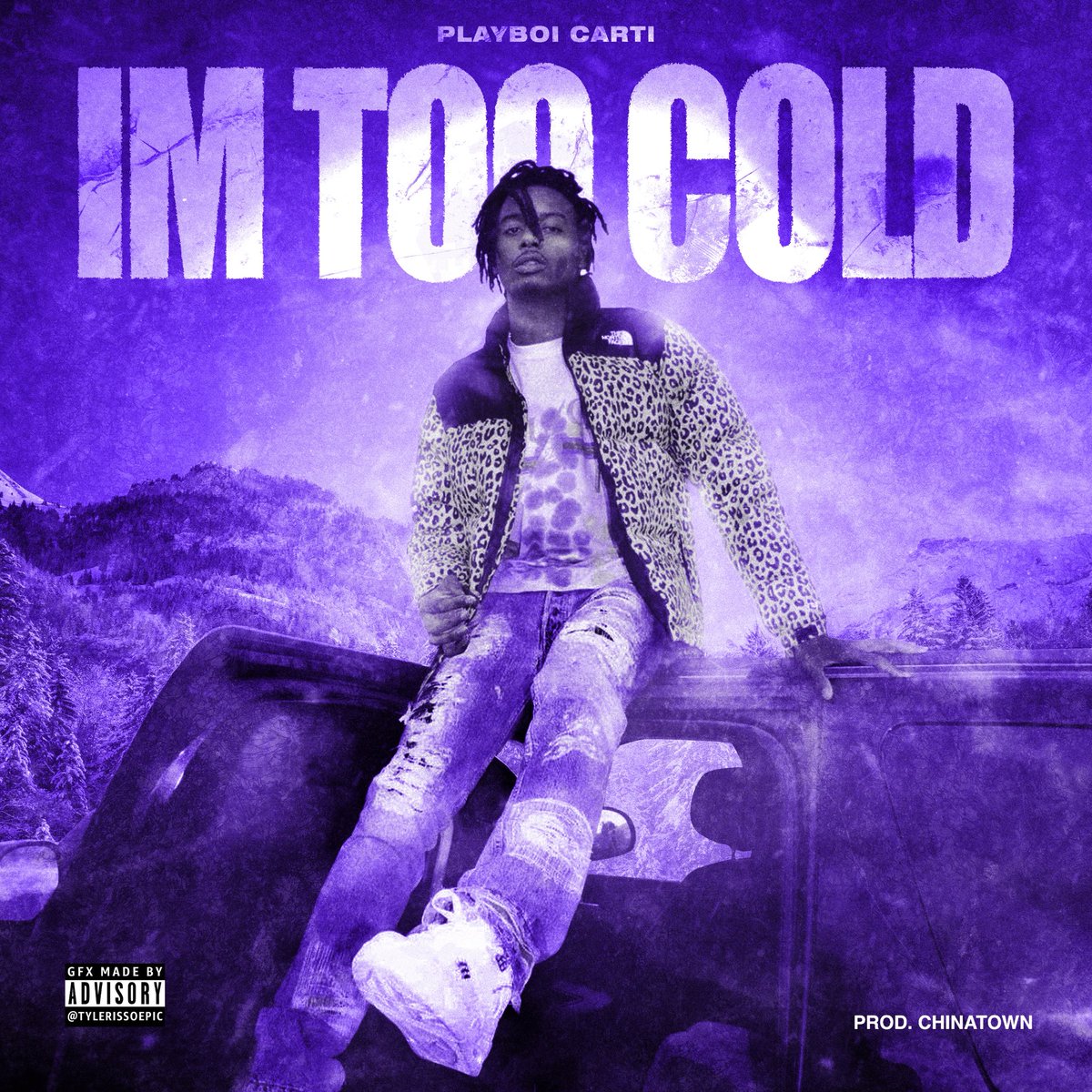 Playboi Carti - 'I’m Too Cold' Official Cover Art Designed By Me ❄️🦅 (2025)