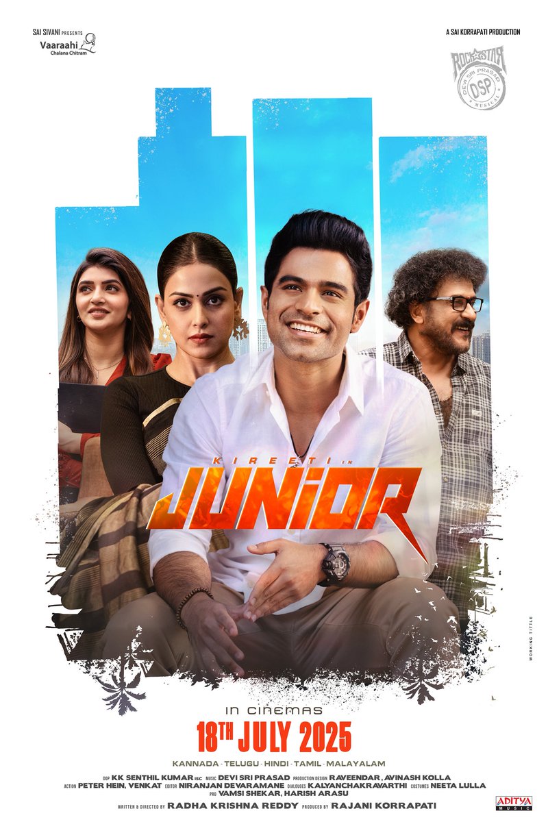 CinemaRareIN's tweet image. #Junior (2025) by @rk91_reddy, ft. @geneliad @KireetiOfficial @sreeleela14 @CrazystarL #AchyuthKumar &amp;amp; @harshachemudu, now streaming on @PrimeVideoIN &amp;amp; @ahavideoIN in Telugu, and on @nammaflix in Kannada.

@MusicThaman @DOPSenthilKumar @PeterHeinOffl @NiranjanD_ND