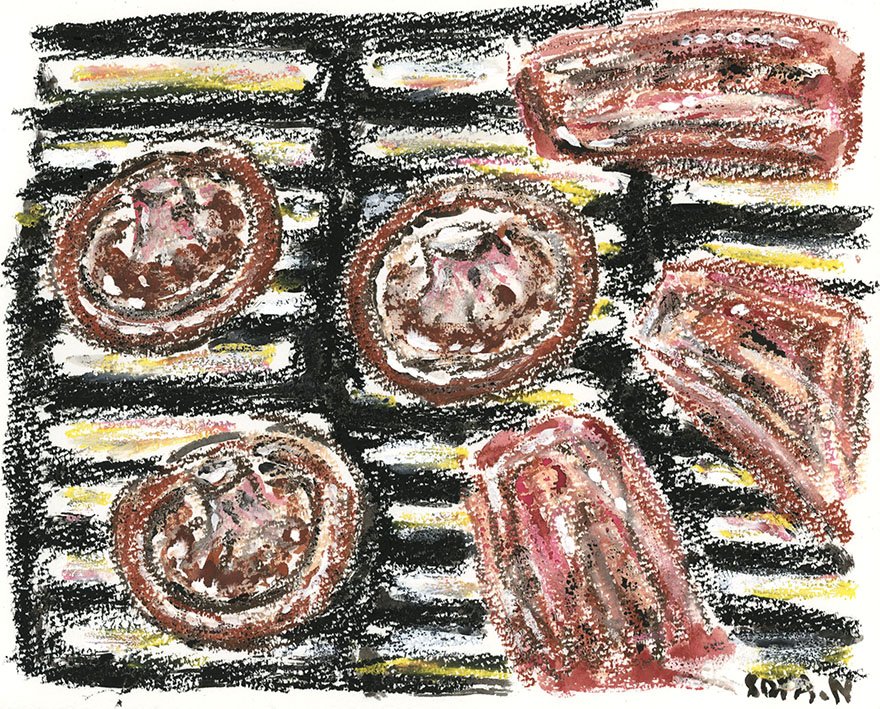 「イラストレーターめし」
秩父で椎茸がりをしました。
焼いて醤油を垂らして食べると、
まあ絶品でした！

#イラストレーターめし