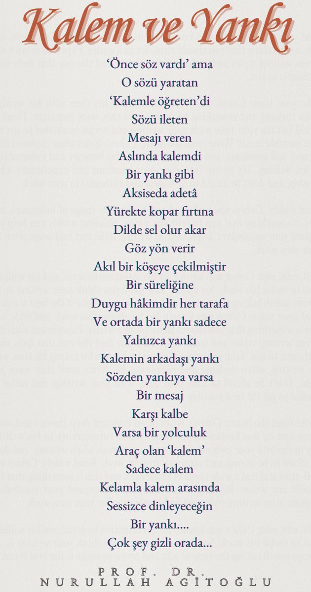 agitoglu's tweet image. Yürekte kopar fırtına, dilde sel olur akar.