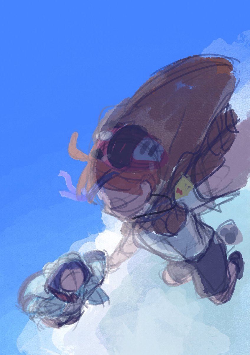 これはどっちがいいか最後まで悩みまくったアンソロのラフ