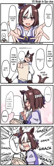 VS計量スぺちゃん
英訳版です

#ウマ娘 #スペシャルウィーク #ウマ娘英訳 #Umamusume #UmaTranslations 