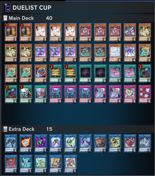 Managed to get 6th in the September DC cup. I basically played only Maliss. I changed the non engine a lot throughout the cup but this was my final build as I was vsing a lot of Maliss at the end. Hopefully I can push higher next time. Thank you everyone especially <a href="/BohdanTemnyk/">Bohdan Temnyk</a>