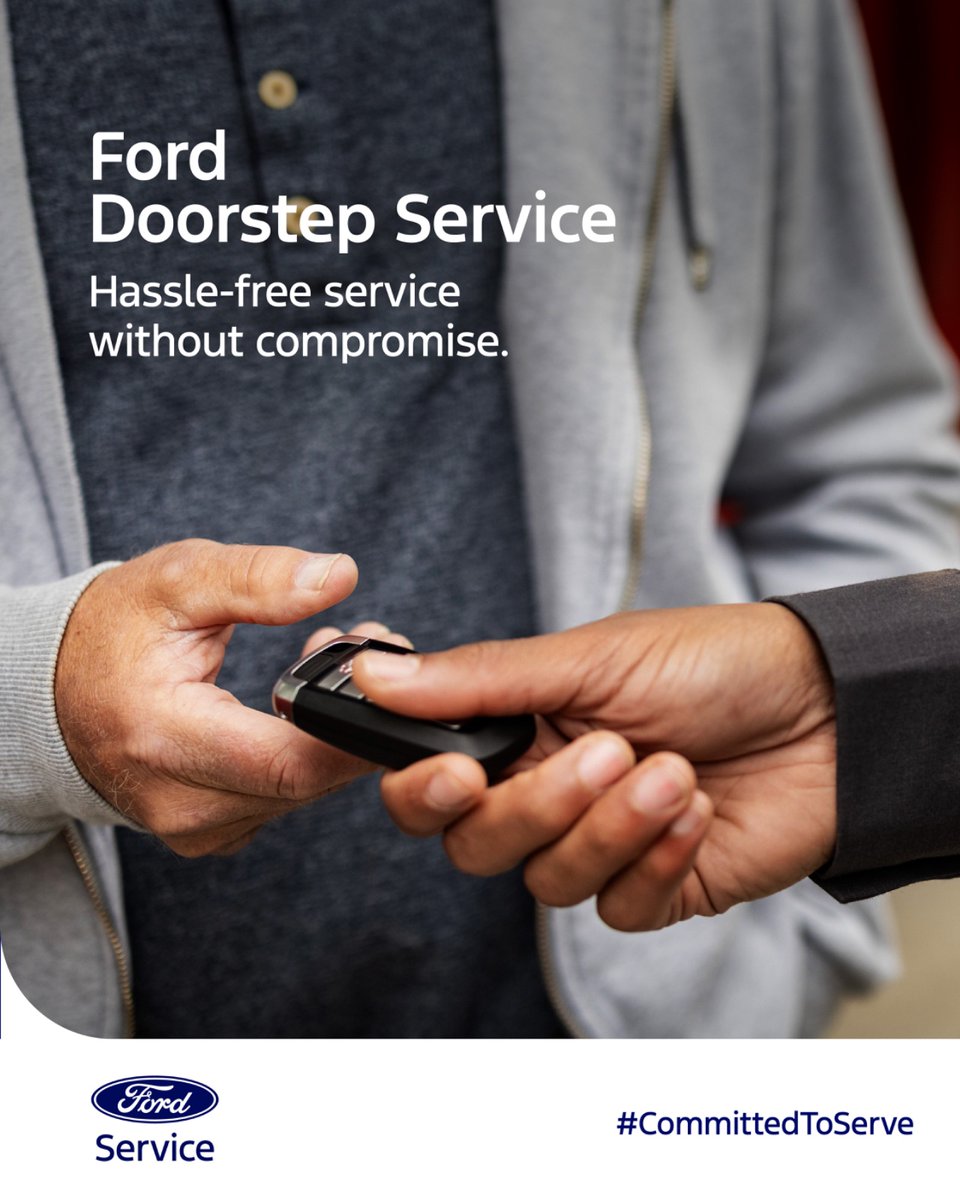 FordIndia's tweet image. Ford Doorstep Service brings expert care right to you, no matter where you are. Convenient, trusted, and at no extra cost. #CommittedToServe