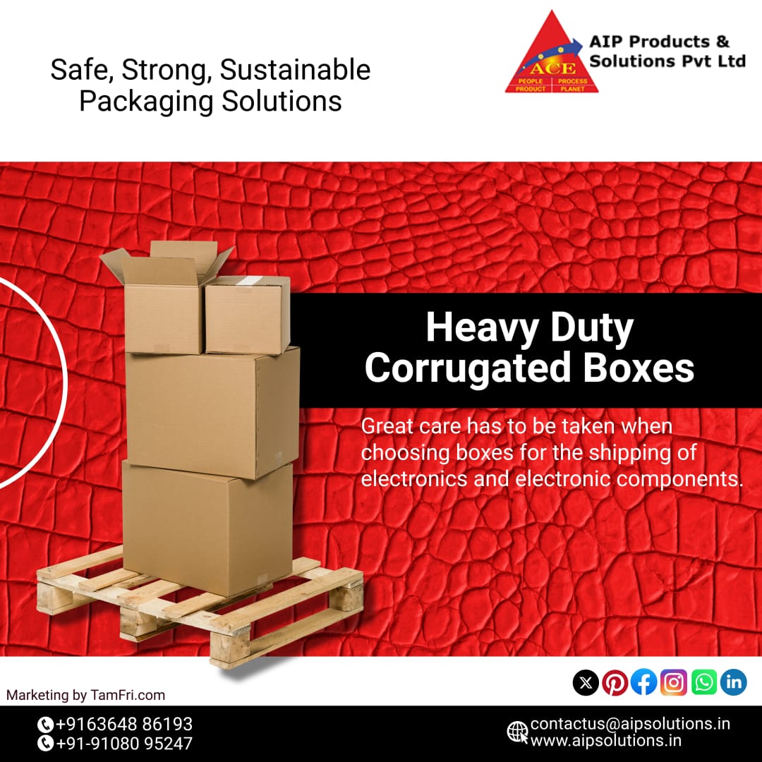 AIPSolutions1's tweet photo. 🚀 Engineered for Maximum Strength 📦 Safe | Durable | Eco-Friendly
Our Heavy Duty Corrugated Boxes keep your shipments safe, secure, and damage-free.
📞 https://t.co/wnRb56fOib
🌐 https://t.co/QaM8IA8MBQ
#PackagingSolutions #CorrugatedBoxes #SustainablePackaging https://t.co/TTjFBIUzLI
