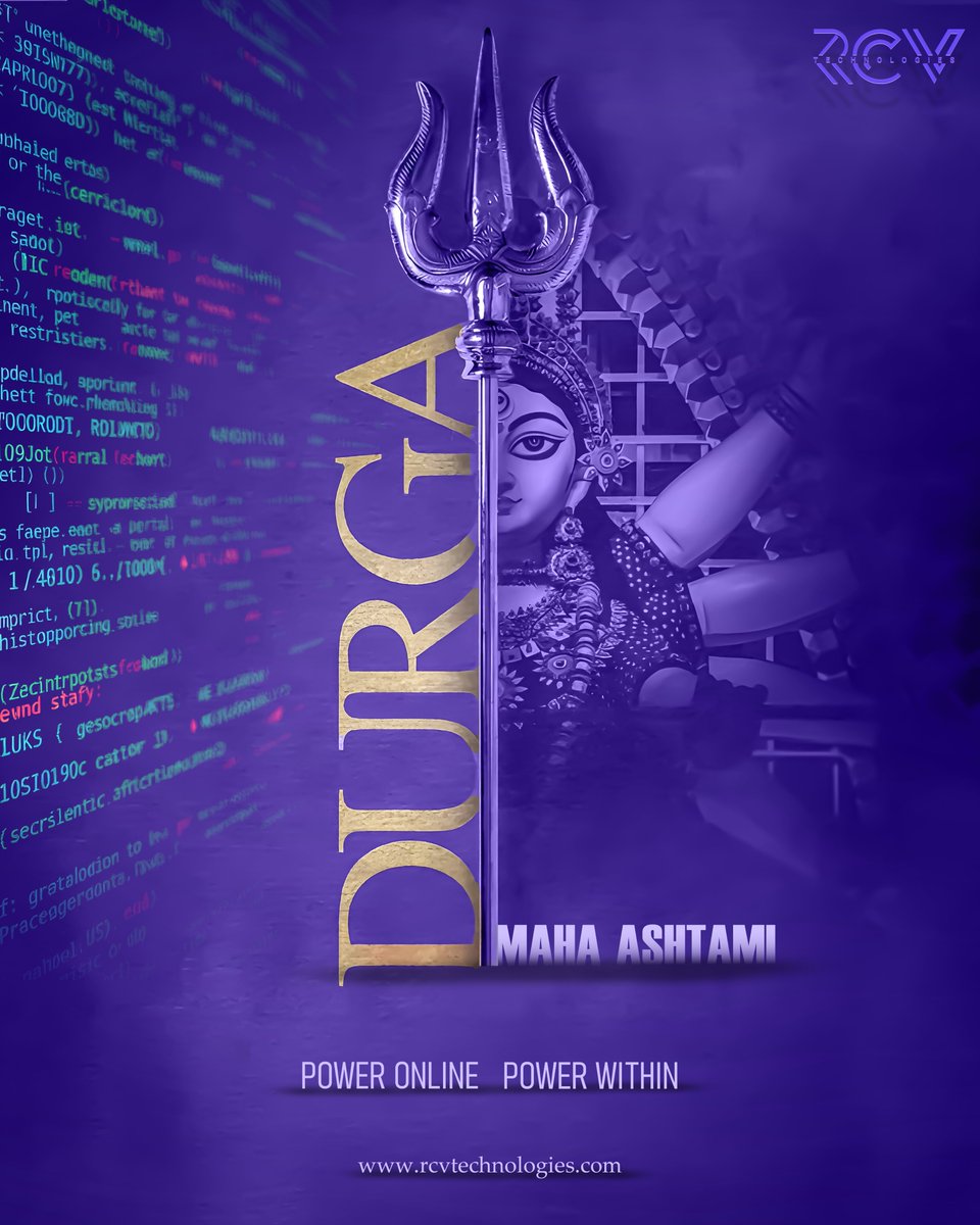rcvtechno's tweet image. On Maha Ashtami, we celebrate Shakti — the power that protects, creates, and transforms.
At RCV, we believe true strength lies in harnessing both power online and power within.

#MahaAshtami #Durga #Shakti #RiseWithRCV  #DurgaAshtami #अष्टमस्वरूप #नवरात्रि