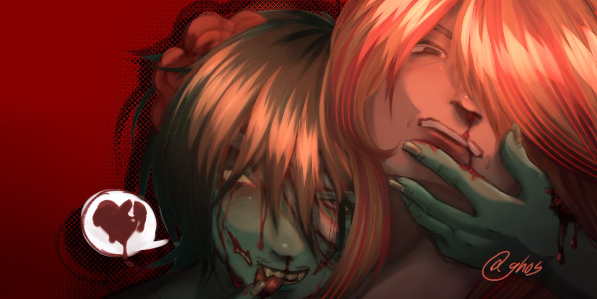 ghostwasnever's tweet image. i caught you 🫀 #oc