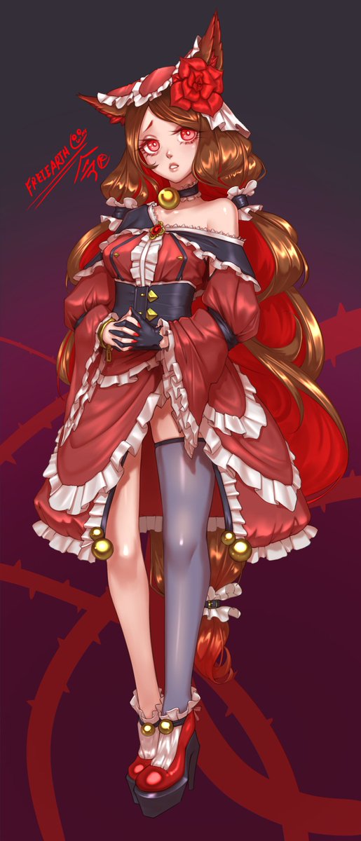 FreiEarth's tweet image. Commissioned by @feralskyes