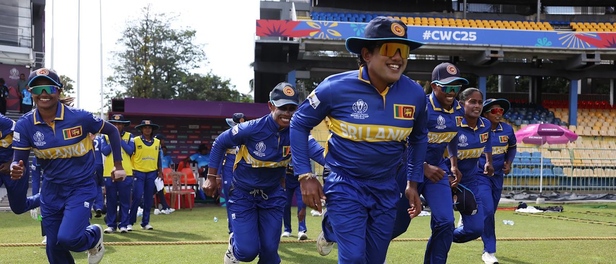 Good luck to our women's team, who take on India in the #CWC25 opener today! 

Rooting for you! 💙💛 <a href="/OfficialSLC/">Sri Lanka Cricket 🇱🇰</a>