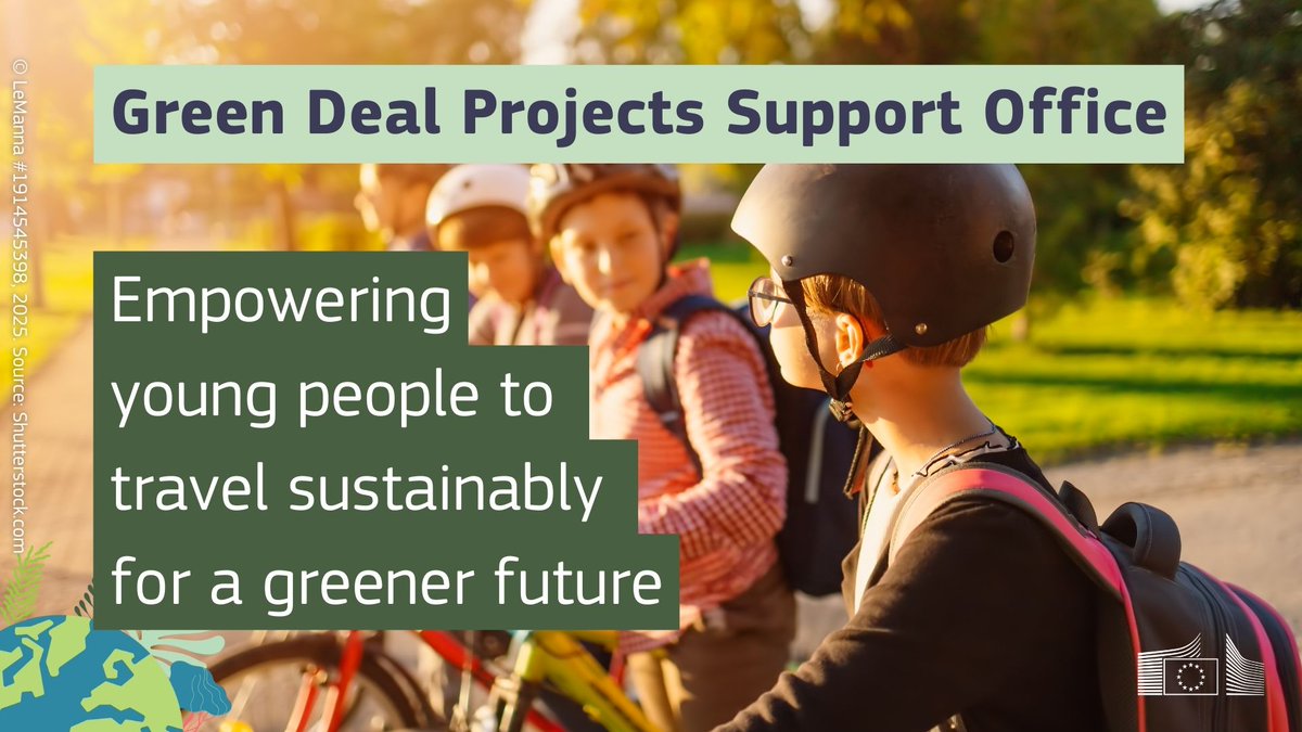 HorizonEU's tweet photo. 🚲 Greener travel starts young.
#EUfunded projects are inspiring young students to choose sustainable mobility from walking & cycling to low-carbon travel habits. Read more: https://t.co/NueqWlNVJF
#MobilityWeek2025 #EUGreenDeal https://t.co/1r1LCxYhXa