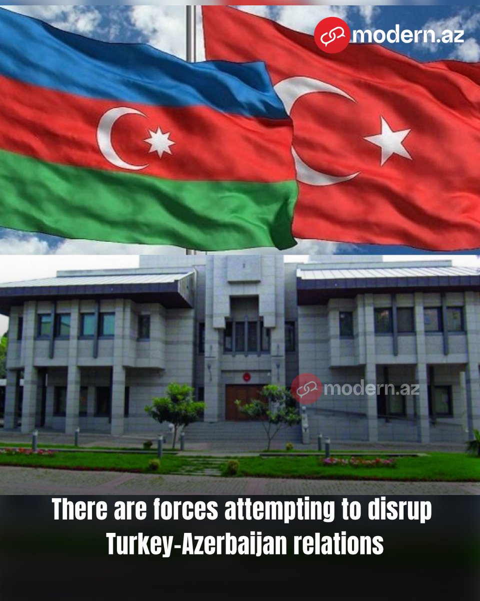 ⚡️ There are forces attempting to disrupt Turkey-Azerbaijan relations

The Turkish Embassy in Baku has commented on the fake news spread in Turkey recently regarding Azerbaijan

<a href="/cihangirisbilir/">A. Cihangir İşbilir</a> <a href="/TC_Disisleri/">T.C. Dışişleri Bakanlığı</a>   #Azerbaijan #Türkiye