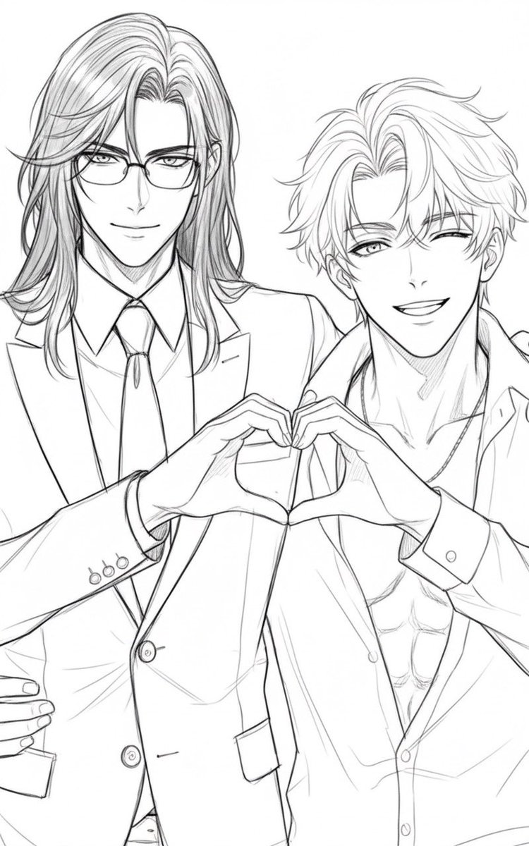 LOVExSEED's tweet photo. 【LOVE✖️SEED】
コラボシチュ第2弾
✧ 𝐓𝐰𝐢𝐧 𝐒𝐨𝐮𝐥𝐬 ✧
ひとりを想う、ふたりの心。
そのすべてが、あなたを幸せにするために。
#新作シチュボ制作中 #LOVESEED
ラフ画 https://t.co/Qv0UqMydgI