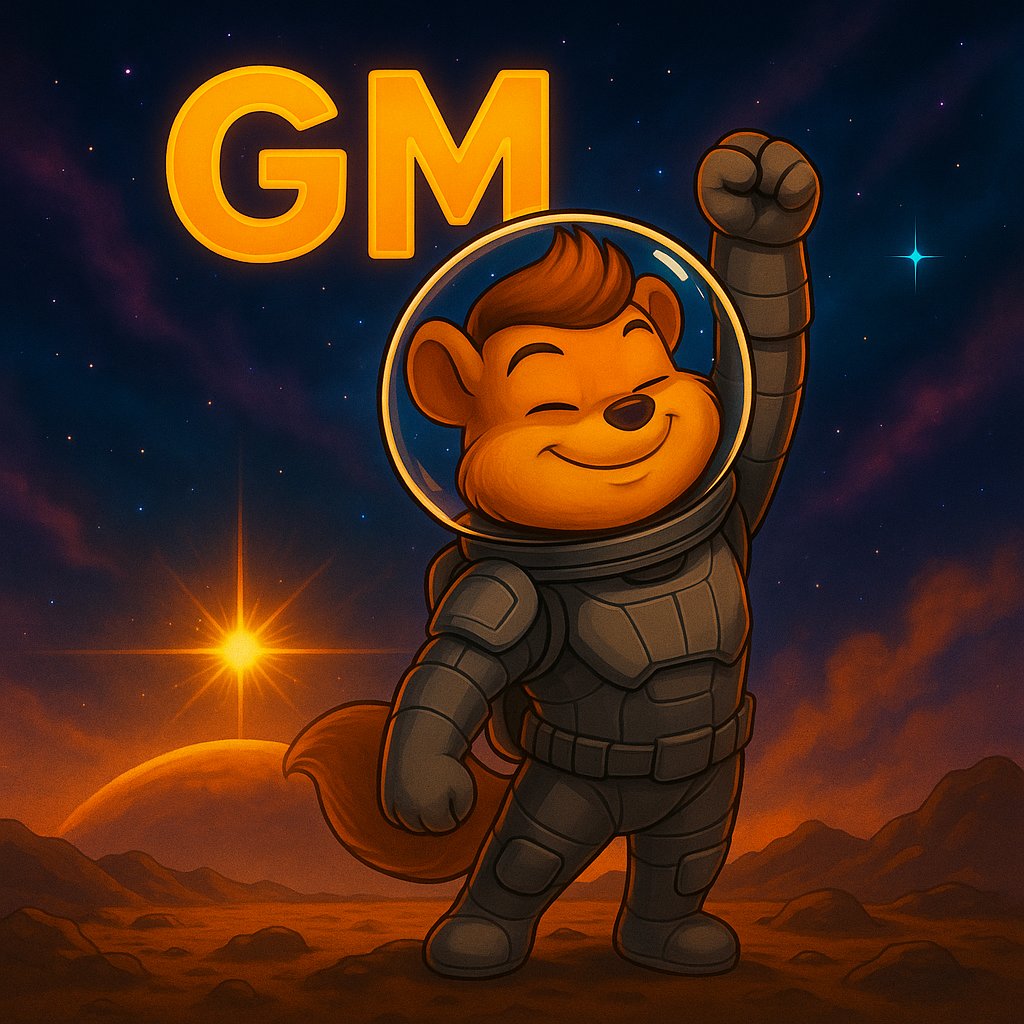 SquirrelAwayNFT's tweet image. 🚀 GM Cosmonauts! Today we soar 🪐 #NFTCommunity #Web3 #StellarSpaceSquirrel