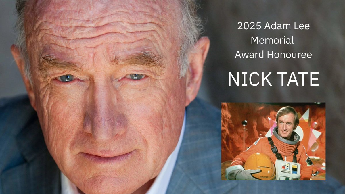 Aussie acting great NICK TATE will be awarded the Adam Lee Memorial Award for his body of genre work on film and TV this Friday, 3 October at <a href="/eVent_georgest/">Event Cinemas George St</a>. TICKETS for the Opening Night session: bit.ly/4m2h4SU
#StarTrek #Space1999 #Lost #TheXFiles #NickTate #scifi