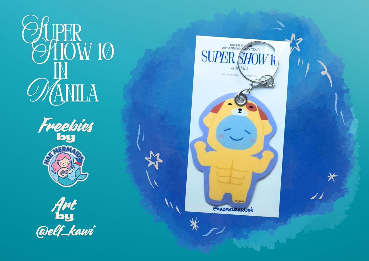 haemermaidsph's tweet image. Who wants a puppy? 🐶💙

We’re giving away these super cute Donghae puppy keychains at SJ Fiesta (Oct 3) and on concert day (Oct 4)!

Don’t be late—these cuties will go fast! ✨

Art by the amazing @elf_kawi

#SS10inManila