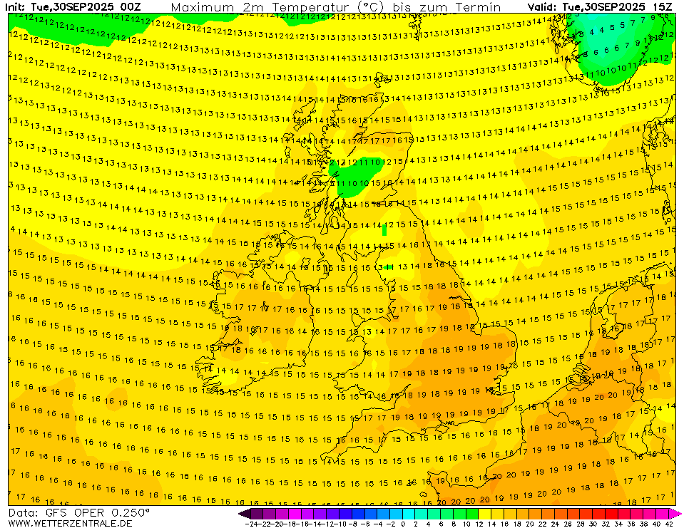 UKWXUpdates's tweet photo. Good morning guys today's weather it's a a decent one for most with some good #sunny spells around for most  max temperatures of around   the low to mid teens for most in the south possibly 20c  also we have a light  southwesterly #wind #RT https://t.co/5LKAd3FLrI