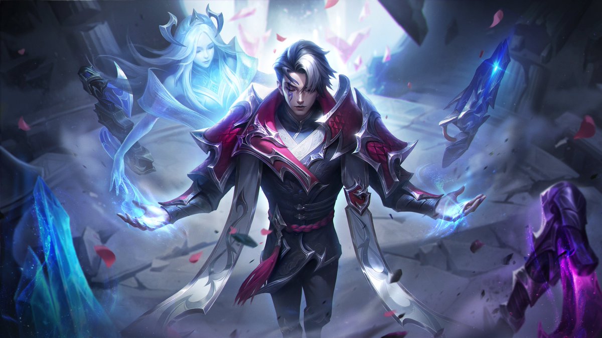 _PARAN01A's tweet image. 중국 월즈 우승팀들 단체로 새 크로마 일러 나와서
EDG 아펠리오스 새 크로마 일러스트 떴어요! 단독임 게다가