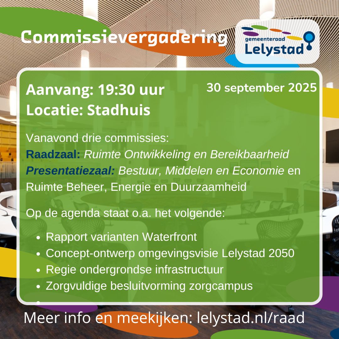 Raad van Lelystad tweet media