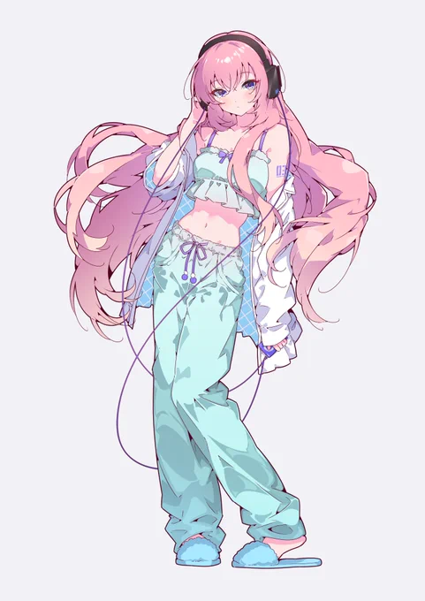ルームウェアのルカさん #piapro #グッスマイラコン #グッスマイラコン11ルカ #巡音ルカ
