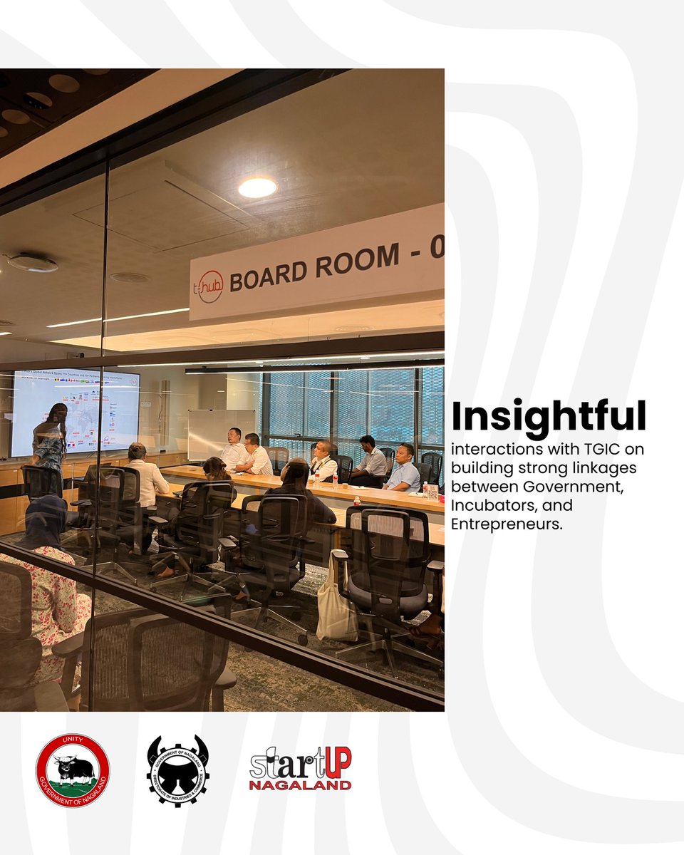 startupnagaland's tweet photo. Startup Nagaland, under the Department of Industries &amp; Commerce, Government of Nagaland, had the privilege of engaging with key institutions within Telangana’s innovation ecosystem, including T-Hub, T-Works, Ag-Hub (PJTSAU), WE Hub, RICH and TASK. https://t.co/1Jnq1E67Fd