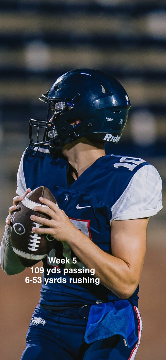 CashThompsonQB's tweet photo. Balled out and blessed to be voted JV POTG wk 5. Gotta keep grinding- unfinished business. Thx to my team and my coaches! One may be overpowered, but together we are unbreakable Ecclesiastes 4:12 @CoachRicken @CoachKYost @Coach_Gonzales @CoachLWig @Houston_Patt @CoachCain8 @alleneaglesfb @ coach Schupp