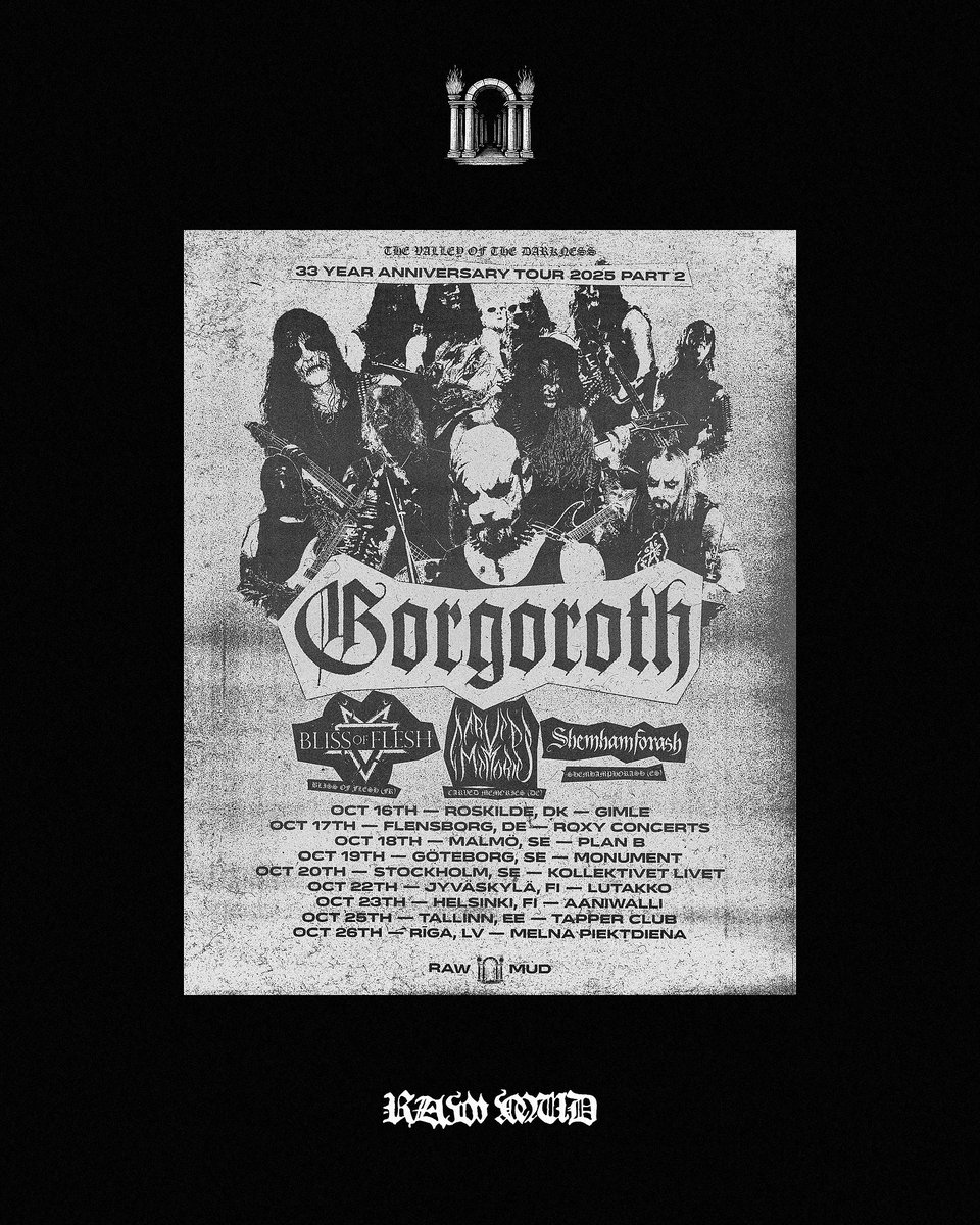 rawmudtemple's tweet photo. Gorgoroth on tour in Europe in October 2025.

This is a non-commercial redesign project created for portfolio purposes only. All rights to the original content belong to their respective owners. All materials are taken from open sources and belong to its owners. https://t.co/FDonQjaw8r