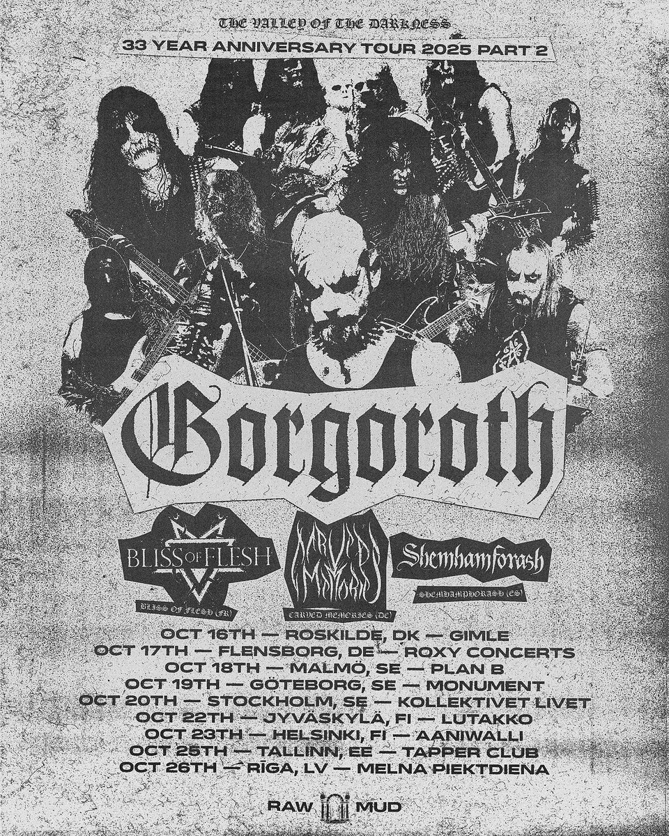 rawmudtemple's tweet photo. #blackmetal #blackmetalflyers #blackmetalposter #posterdesign #flyerdesign #flyer #poster #gorgoroth https://t.co/lLME5R7HcA