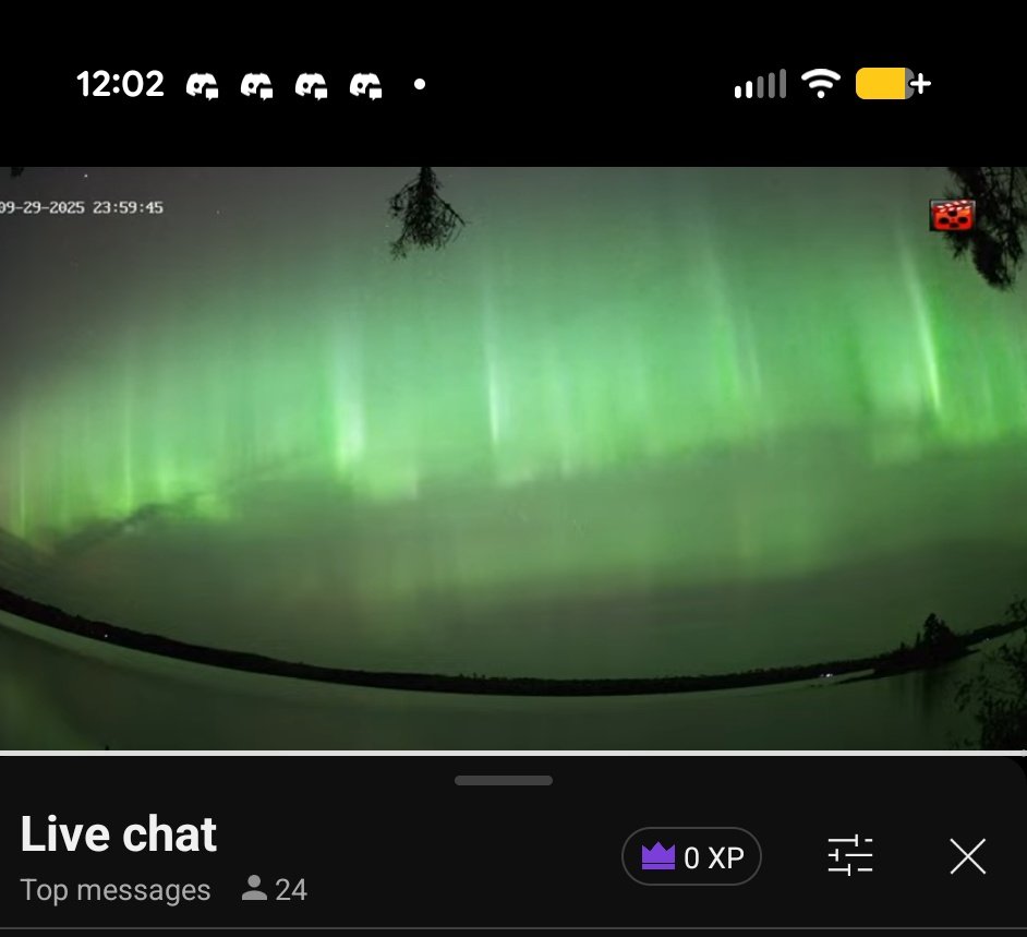 I need a new hobby.  Being stuck in the south right now is painful.  
Ely, MN webcam
#solarstorm #spacewx #spaceweather #aurora