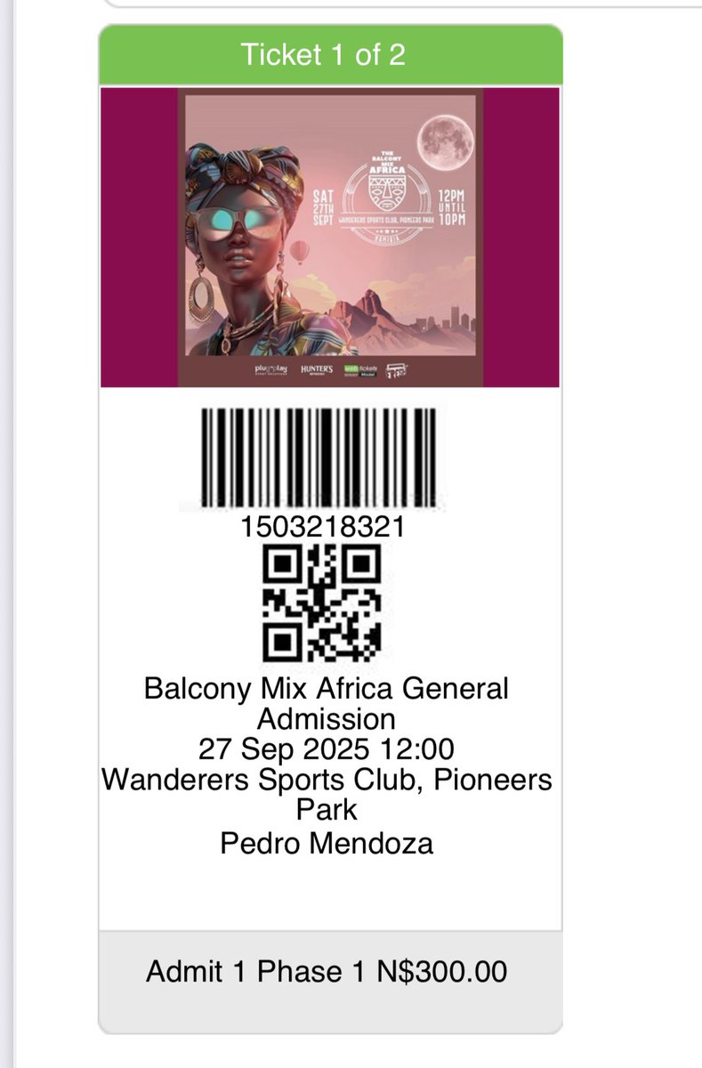 Guys, I have 2 tickets to Balcony Mix, I never went coz my crush bailed out on me. I know the event is over but just in case if anyone wants them.