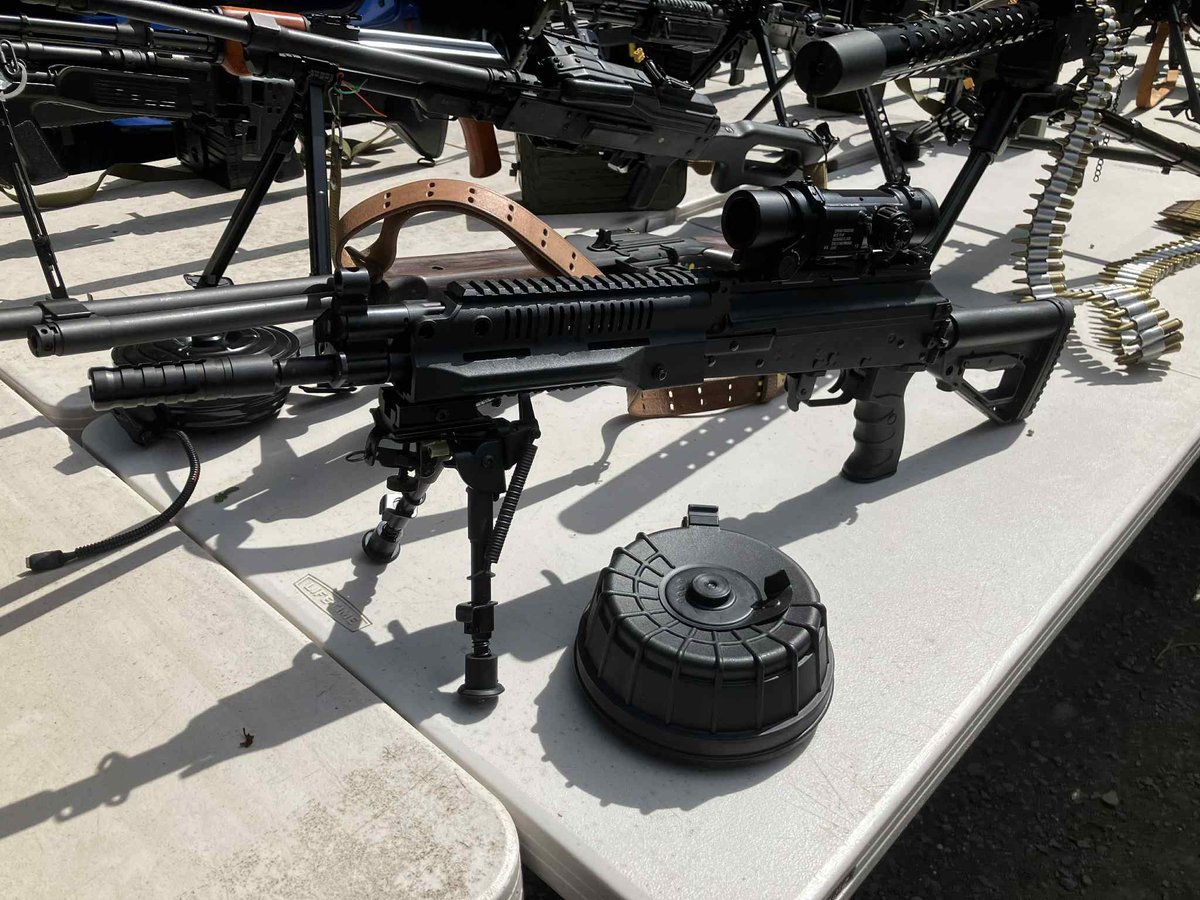 Lct_airoft's tweet image. 弾幕が薄いぞ！LCTが君を援護する！
M60E4 – スチール＆6061アルミニウム、絶賛発売中！
Pravda Airsoft、写真のご提供ありがとうございます！
#LCT_TK
#ぷらうだ
#キャンプ大原 
#サバゲー 
#機関銃祭