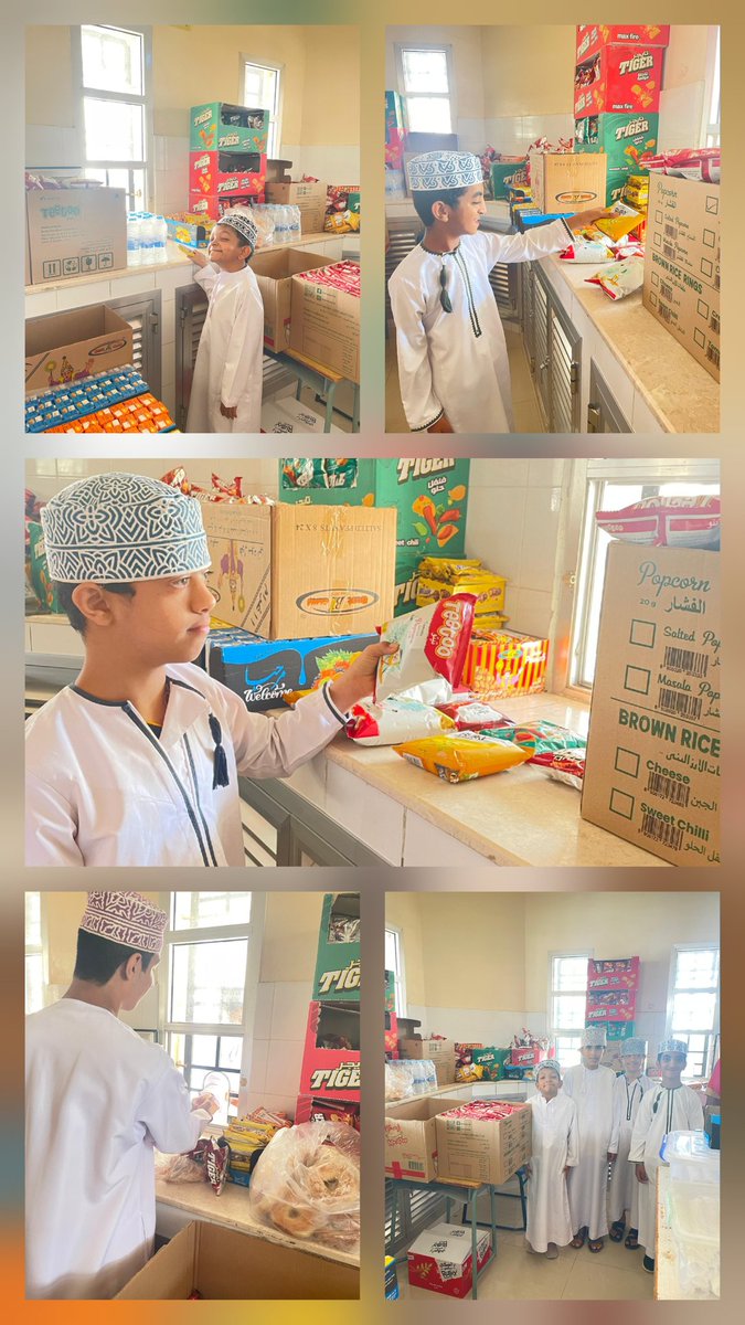 في أجواء مليئة بالتجربة والتعلم، نفّذ الأستاذ/شامخ الشماخي والأستاذ/ماجد الراسبي ورشة تدريبية عملية لطلبة الدمج بالمدرسة،خاضوا خلالها تجربة البيع والشراء في المقصف المدرسي،جاءت هذه المبادرة لترسّخ لدى الطلبة مهارات حياتية تعزز من استقلاليتهم وتدعم اندماجهم بثقة في محيطهم المدرسي.