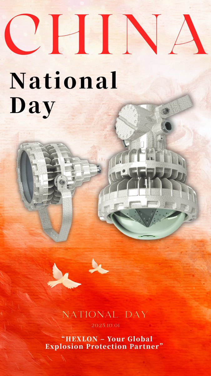 Hexlon88's tweet image. 🎉National Day · Safety Knows No Borders
Wherever you operate, HEXLON’s explosion-proof solutions stand guard with globally certified protection.
🎉Celebrating resilience, safety, and progress. Proud to protect industries across the globe.
#hexlon #nationalday #Manufacturing