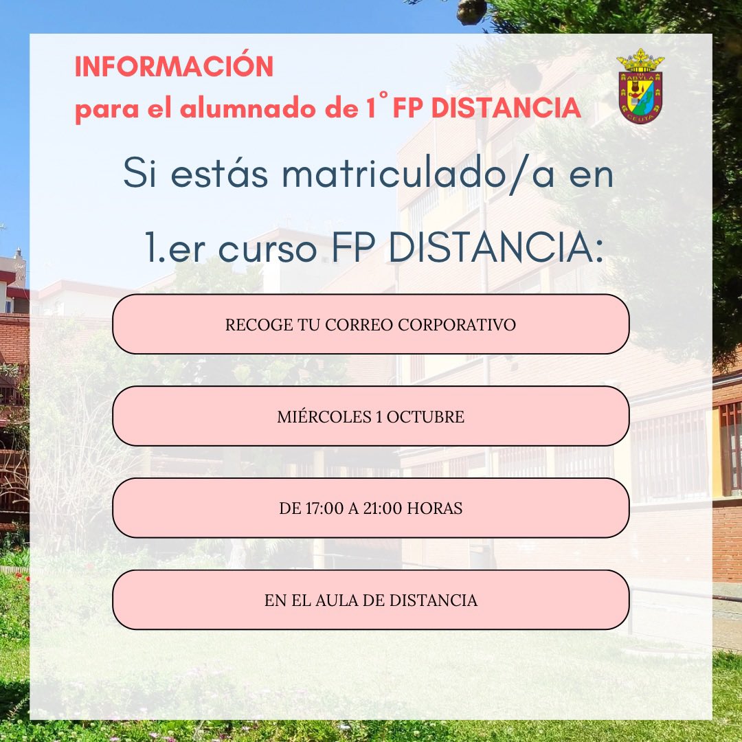 El alumnado residente fuera de Ceuta que necesite solicitar las credenciales para su nuevo correo corporativo puede hacerlo enviando un e-mail a la siguiente dirección: plataforma.abyla@educeuta.es