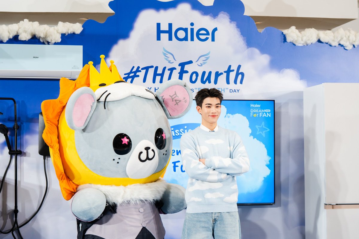 _twentyfournew_'s tweet photo. “โฟร์ท ณัฐวรรธน์” ฮอตไม่พัก! แจ้งเกิดฉายาใหม่ ‘ทูตสวรรค์’ เสิร์ฟความฟินเต็มพิกัดใน Haier Dream For Fan SS5  #THIFourth Thank Heaven It’s “Fourth” Day

#Haier #HaierThailand #HaierMoreCreationMorePossibilities #HaierDreamForFanSS5 #HaierXFourthNattawat #THIFourth #Fourthnattawat https://t.co/oXO3QfFEER