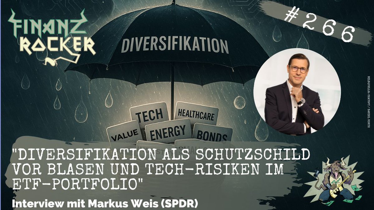 finanzrocker's tweet photo. Der ETF-Markt bleibt spannend: Innovative Produkte, fallende Gebühren und neue Trends sorgen für viel Bewegung. Im Gespräch mit Markus Weis von SPDR gibts aktuelle Einblicke, Chancen und Herausforderungen für ETF-Anleger: https://t.co/85QrtvPDJE https://t.co/dX1qJ0O5n6