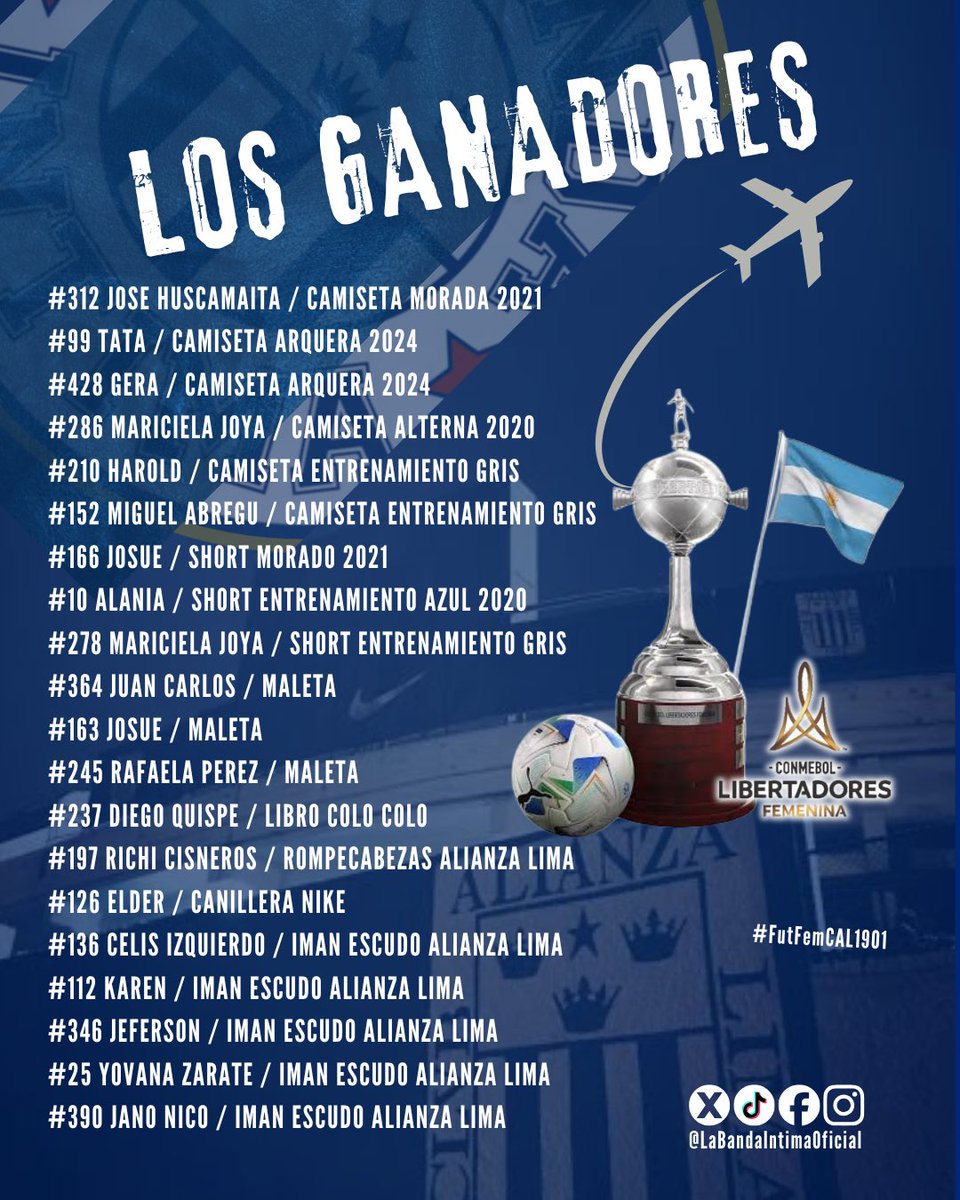 LaBandaIntima's tweet photo. Gracias Blanquiazul ๐ตโช๏ธ๐ต
#labandaintima #AlianzaLima #CopaLibertadoresFemenina #Intimas https://t.co/fntdkJceVA
