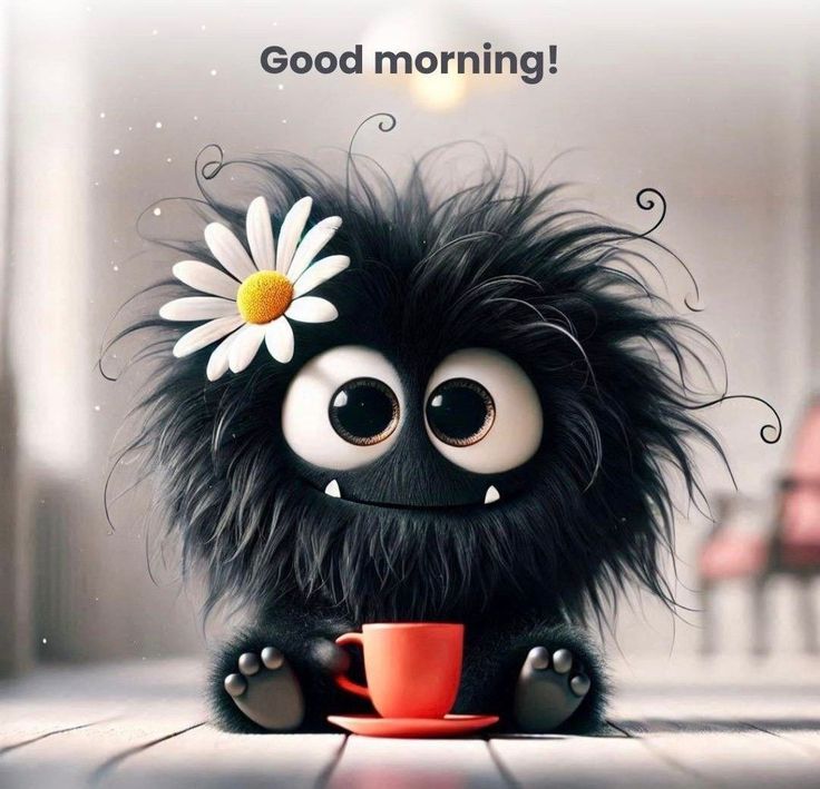 Buenos días ☕🌦️❤️🌼
