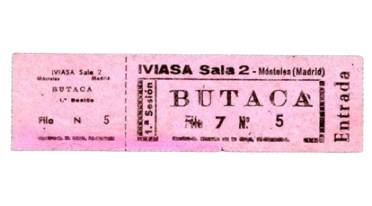 orgullomostoles's tweet photo. ¡Buenos días Móstoles! Así era una entrada de los Multicines Iviasa, el cine que llenó de magia las tardes de tantos. ¿Quién no recuerda la emoción de guardar su butaca numerada como un tesoro? Pongamos que hablo de #Móstoles ¿Tú llegaste a tener una en tus manos? https://t.co/0AGnDbS70q
